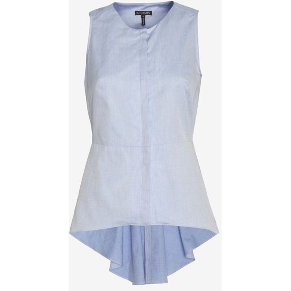Intermix (Exclusive) Poplin Button Down Blouse